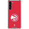 NBA Atlanta Hawks Distressed Galaxy S24 FE Clear Case